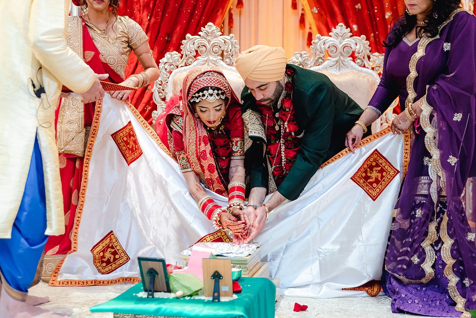 South Asian wedding photographer capturing vibrant and traditional moments at an Indian wedding.